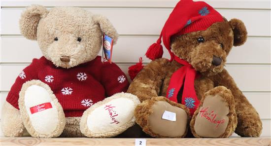 Two Hamleys bears